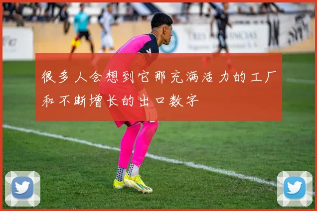 很多人会想到它那充满活力的工厂和不断增长的出口数字