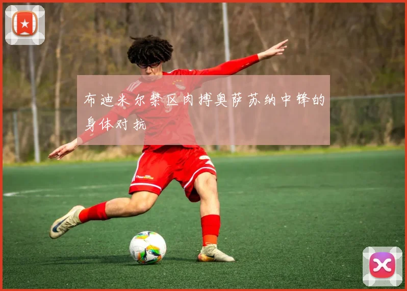 布迪米尔禁区肉搏奥萨苏纳中锋的身体对抗