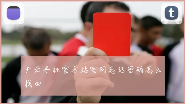 开云手机官方站官网忘记密码怎么找回